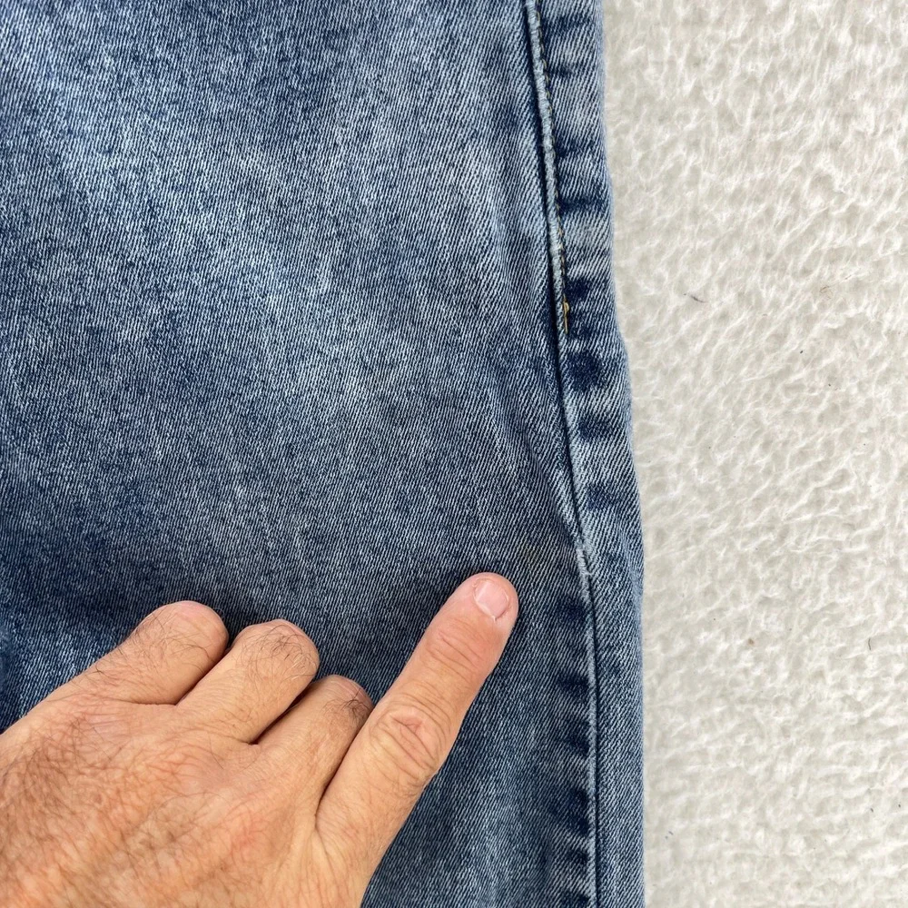 Levis 510 Jeans Mens 30x32 Blue Skinny Fit Preppy Distressed Denim Grunge Rock